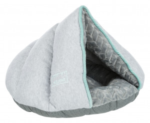Culcus-Pestera Pentru Caini, Junior, 45x30x40 cm, Gri/Verde Menta, 38254 - Img 8