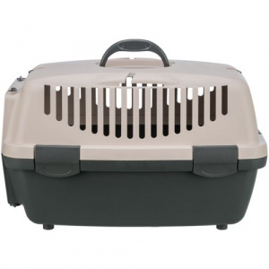 Cusca de Transport Capri 1, XS, 32 x 31 x 48 cm/Pana la 6 kg, Culoare Gri Inchis/Roz Pudrat - Img 2