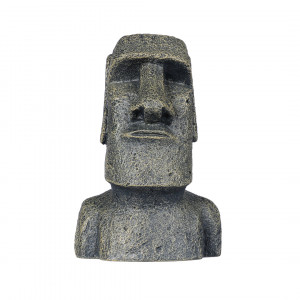 Decor Pentru Acvariu, Statuie Moai Din Insula Pastelui, 11x9x17 cm, L234/444382