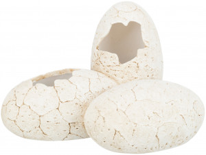 Decor pentru Terariu, Pestera- Forma Oua, 20 x 13 x 15 cm