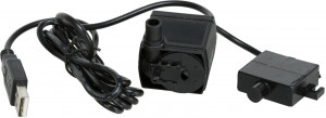 Fantana Vital Falls, 1,5 L / 22 x 13 cm, Petrol Alb, 24450 - Img 2