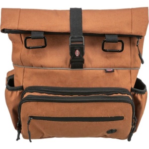 Geanta de Sold/Rucsac pentru Accesorii, Rolltop, 22 x 7/3 x 24/32,5 cm, Ruginiu - Img 11