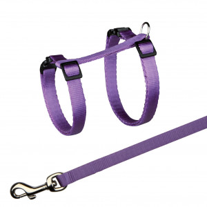 Ham si Lesa pentru Pisici, 27–45 cm/10 mm, Diverse Culori, Culoare Simplu - Img 4