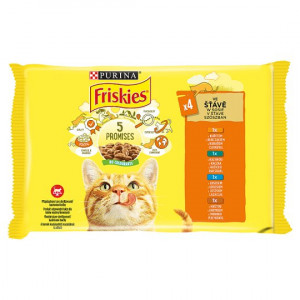 Hrana Umeda pentru Pisici 4*85G Pui/Rata/Somon/Curcan