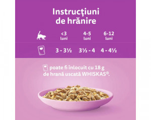 Hrana Umeda Pentru Pisici, Junior, Cu Pui In Aspic, Plic, 85 g - Img 3