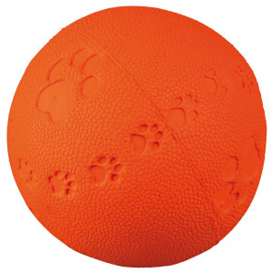 Jucarie Minge Cauciuc Natural 6 cm cu Sunet 34861 - Img 1