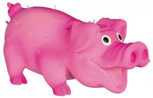 Jucarie Pentru Caini, Porc Cu Tepi, Latex, Cu Sunet, 10 cm