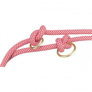 Lesa Coarda Soft, Reglabila, S-XL, 2.00 m/ø 10 mm, Diverse Culori, Culoare Rosu/Crem - Img 3