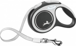 Lesa Flexi Comfort Banda, XS: 3m/12kg, Negru, 213301