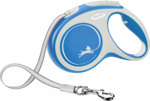 Lesa Retractabila Comfort, Banda, Culoare Albastru, Marime M, Dimensiune 5 m/Pana la 25 kg