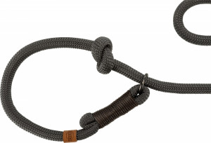 Lesa si Zgarda Be Nordic, Strangulanta, Diverse Culori, Culoare Gri Inchis/Maro, Marime S–M, Dimensiune 1.70 m/ø 8 mm - Img 2