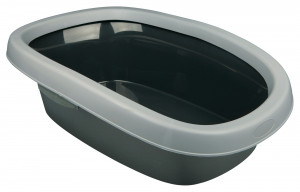Litiera Carlo 2, cu Rama, 39 x 17 x 58 cm, Gri
