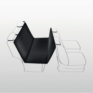 Patura Protectie Auto Fleece 1.40x1.45 m Negru cu Labute 13234 (R) - Img 2