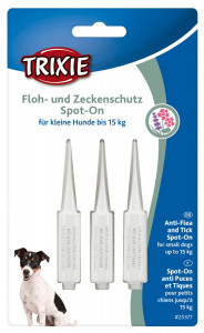 Picaturi Antiparazitare Naturale Pentru Caini, Continut 3 × 1.5 ml, Marime Pana la 15 kg
