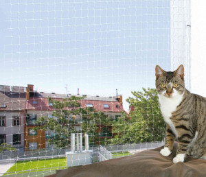 Plasa de Siguranta pentru Geam, 3 x 2 m, Transparent - Img 2