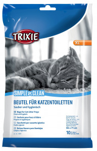 Pungi Igienice Simple'n'Clean, pentru Litiera, XL: Pana la 56 x 71 cm, 10 buc