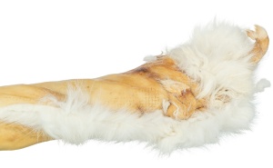Recompensa Rulou din Piele de Iepure cu Blana, 40-50 cm, 85 g, 27157 - Img 3
