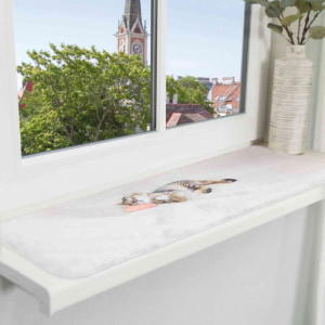 Saltea pentru Pervaz, 90 x 28 cm, Gri