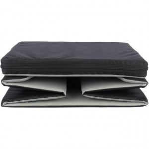 Scaun Auto, 45 x 28 x 40 cm, Negru/Gri, 13177 - Img 9
