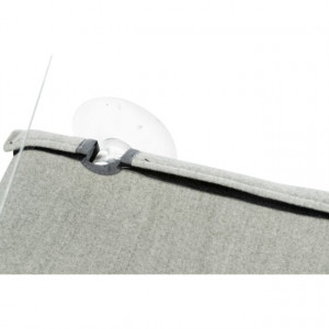 Sezlong Atasabil pe Fereastra, 50 x 30 cm, pana la 12 kg, Gri, 43209 - Img 5