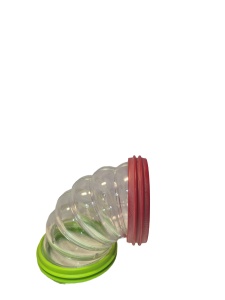 Tub Plastic Curbat pentru Cusca Hamster