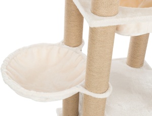 Ansamblu Cat Tree XXL Elia, 58 x 58 x 172 cm, Crem - Img 2