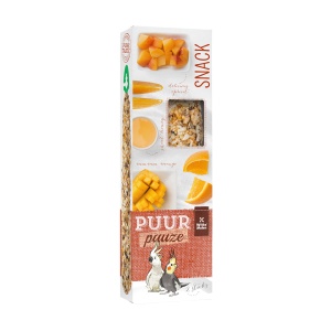 Batoane Puur Pauze pentru Nimfe cu Caise si Mango, 2 buc, 140 g, L654888 - Img 1