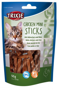 Batoane Sticks Mini Pisica cu Pui/Orez 50 g 42708