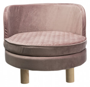 Canapea Livia Soft, 48 x 40 cm, Roz Antic