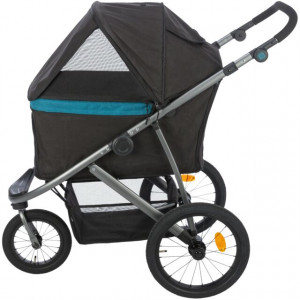Carucior Buggy Pana La 20 Kg, 3 Roti, 60 x 112 x 120 cm, Negru/Petrol, 28960