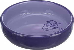 Castron Ceramic Pentru Pisici, 0.3 l/15 cm, Diverse Culori - Img 2