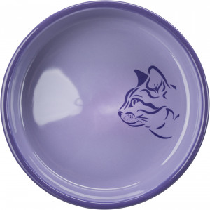 Castron Ceramic Pentru Pisici, 0.3 l/15 cm, Diverse Culori - Img 5