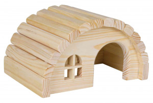 Casuta din Lemn pentru Hamsteri, 19 x 11 x 13 cm, 61271