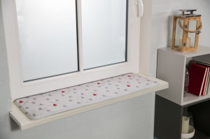 Covoras Nivia, pentru Pervaz, cu Motiv de Iarna, 90 x 28 cm - Img 2