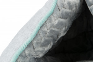Culcus Pestera Junior, 45 x 30 x 40 cm, Gri/Verde Menta - Img 9
