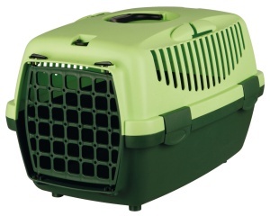 Cusca de Transport Capri 1, XS, 32 x 31 x 48 cm/Pana la 6 kg, Culoare Gri Inchis/Verde
