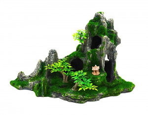 Decor Acvariu, Stanca cu Plante 27cm, R132