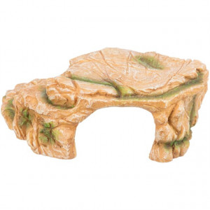 Decor Pentru Terariu/Acvariu, Platou Stanca Cu Pestera, 25 x 8 x 18 cm - Img 4