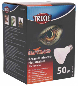 Emitator De Caldura Pentru Terariu, Cu Infrarosu, Ceramic, 50W - Img 2