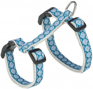 Ham si Lesa Pentru Pisici, 27-45 cm/13 mm, 1.20 m, Gri/Albastru - Img 3