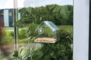 Hranitor Exterior, Atasare Pe Geam, 225 ml/15 x 15 x 6 cm, Transparent - Img 3