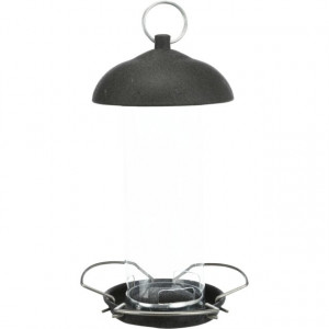 Hranitor Exterior, Suspendat, Metal/Plastic, 560 ml/ 10 x 20 cm, Negru