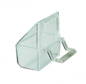 Hranitor pentru Pasari Transparent, 9 cm, AK01