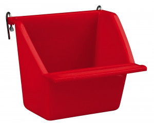 Hranitor Plastic pentru Pasari, 130 ml/8 x 7 cm, Diverse Culori