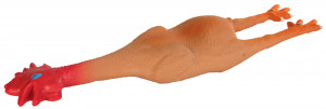 Jucarie Caini, Pui, Latex, Cu Sunet, Dimensiune 43 cm