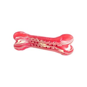 Jucarie Pentru Caini, HipHop, Dental, Os Antibacterian, Aroma Friptura De Vita, Cauciuc, 13.5 cm, A434253 - Img 3