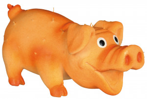 Jucarie Pentru Caini, Porc Cu Tepi, Latex, Cu Sunet, 10 cm - Img 3