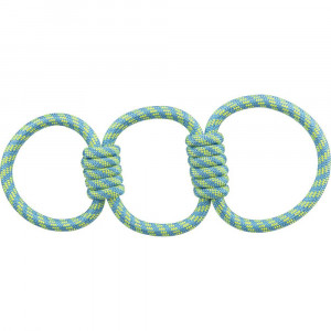 Jucarie Pentru Caini, Tugger, 42 cm, Albastru Petrol/Lime