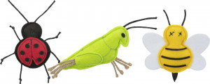 Jucarie Pentru Pisici, Insecta, 11 cm, Diferite Modele