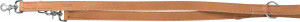 Lesa Piele Rustic Heartbeat, L- x L: 2 m/25 mm, Maro, 19013 - Img 1